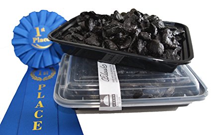 Organic Award-Winning Black Garlic PEELED 1 lb. (30-47 BULBS!!) (Equal to 908 grams, or 2 lbs, of whole black garlic:No stems, cores, or peels in weight with PEELED): NO Sugar Water Added! NO GMOs
