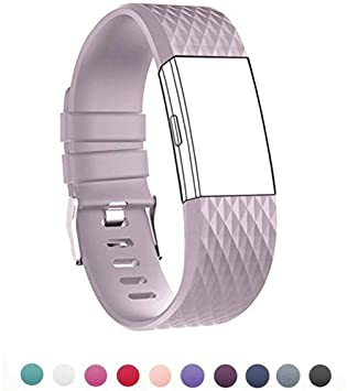 for Fitbit Charge 2 Bands,DB Rose Gold Clasp Replacement Bands for Fitbit Charge 2 Limit Edition, DB Sliver Buckle Wristband Accessory for Fit bit Charge 2 Bands