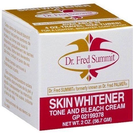 Dr. Fred Summit Skin Whitener Tone and Bleach Cream, 2 Ounce (Pack of 2)
