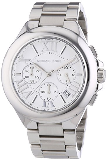 Michael Kors MK5719 Women's Chronograph Camille Stainless Steel Bracelet Silver Watch