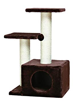 TRIXIE Pet Products Valencia Cat Tree, Chocolate Brown