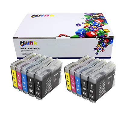 HIINK Compatible Ink Cartridge Replackement for Brother LC51 LC 51 Ink Cartridges use with MFC-230C MFC-240C MFC-3360C MFC-440CN MFC-465cn MFC-5460CN MFC-5860CN MFC-665CW MFC-685cw MFC-845CW (10 PK)