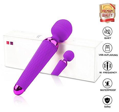 Hisionlee Waterproof 10 Speed Massager Silicone Powerful Vibrator Band(Purple)
