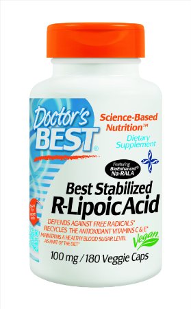 Doctors Best Stabilized R-lipoic Acid 180-Count