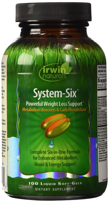 System Six 100 Soft Gels by Irwin Naturals