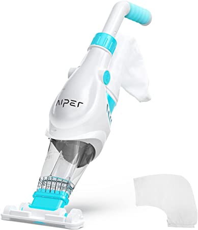 (2023 Upgraded) AIPER Cordless Pool Vacuum, Handheld Rechargeable Swimming Pool Cleaner, 60 Mins Running Time, Deep Cleaning & Strong Suction Ideal for Above & In-ground Pools, Hot Tubs, Spas-Pilot H1