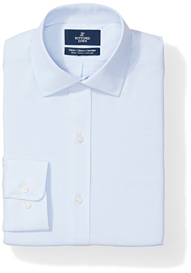 Buttoned Down Men's Classic Fit Stretch Non-Iron Dress Shirt