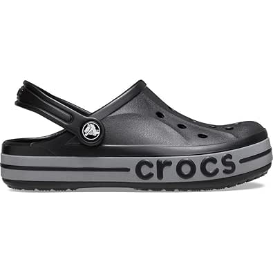 crocs Kids Unisex-Child Bayaband Reflective Band Clogk Blk Clog