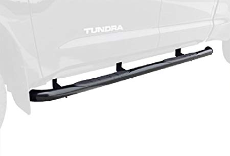 Tyger Auto Custom Fit 2007-2018 Toyota Tundra Double Cab Black 3" Side Step Rails Nerf Bars Running Boards (2pcs with Mounting Bracket Kit)