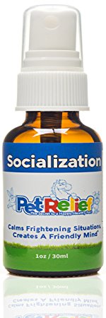 Dog Fear Aggression Relief, Dog Socialization Spray, Natural Pet Corrector, Lifetime Warranty! 30ml Aggressive Dog Training For Fearful Or Aggressive Dogs, No Side Effects! Made In USA By Pet Relief