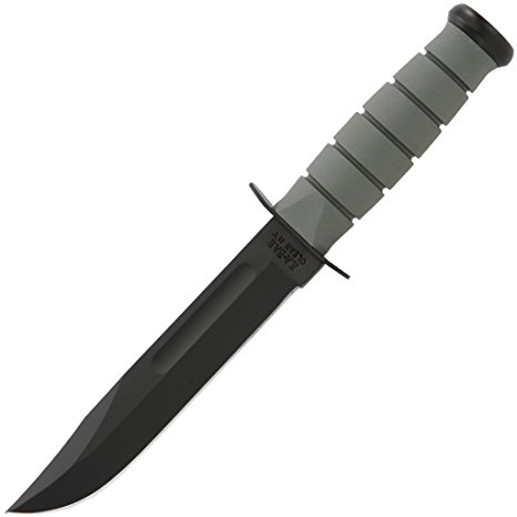 Ka-Bar Fighting Knife with Straight Edge, Foliage Green