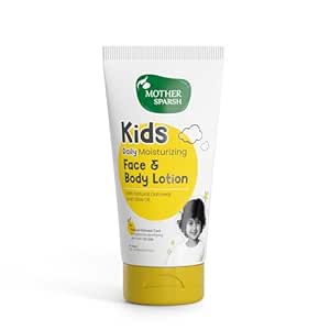 Mother Sparsh Kids Daily Moisturising Face & Body Lotion for Babies-150ml | Baby Body lotion with Natural Oatmeal & Olive Oil | Fast Absorbing-Light Weight Face Cream | Suitable for Kids & Babies