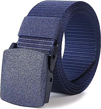 SDADI Military Tactical Belt, Nylon Belts for Men, Belt Adjustable Slide Plastic Buckle Web Canvas Belt Outdoor, Gift for Men