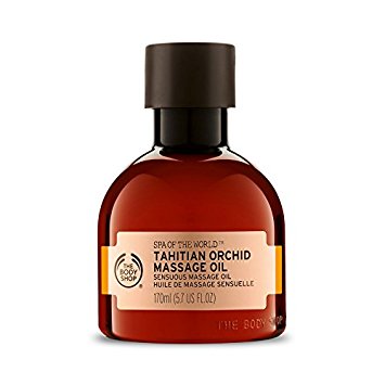 The Body Shop Spa of the World Tahitian Orchid Massage Oil, Paraben-Free, 5.7 Fl. Oz.