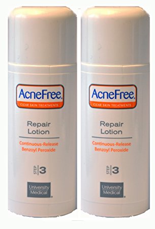 Acnefree Repair Lotion Value Pack 2 x 2 oz each = 4 Oz
