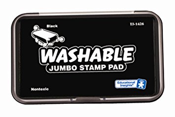 Educational Insights Jumbo Washable Stamp Pad- Black