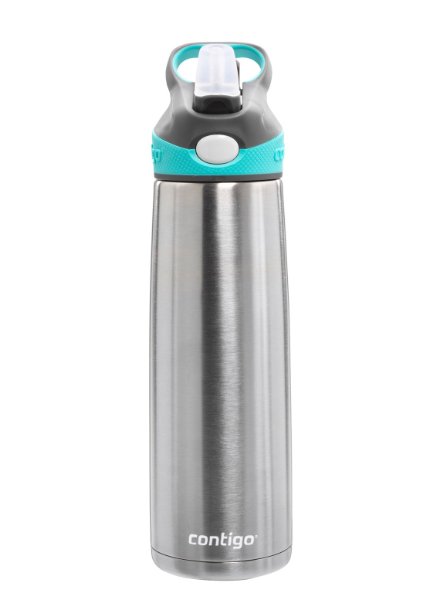 Contigo AUTOSPOUT Sheffield Vacuum-Insulated Stainless Steel Water Bottle 20-Ounce