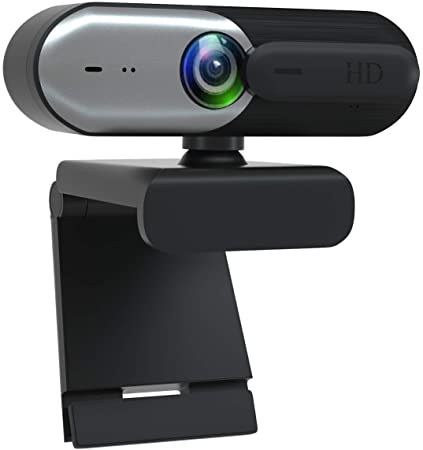 AutoFocus 1080p HD Webcam with Privacy Shutter - Pro PC Web Camera with Microphone