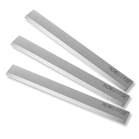 POWERTEC 14803V 6-Inch Jointer Knives for Delta 37-658 37-190 37-195 37-205 37-220 37-275X, Jet 708457K JJ-6CS, Set of 3