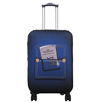 Explore Land Travel Luggage Cover Suitcase Protector Fits 18-32 Inch Luggage