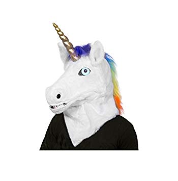 ThumbsUp Moving Mouth Mask, Unicorn