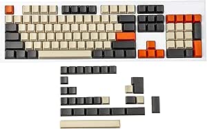 132 Carbon Theme Thick PBT ANSI ISO 1.5mm Thickness Blank Keycaps OEM Profile for 108 104 96 87 84 61 68 GMMK KBD75 KBD67 GK64