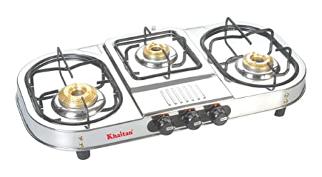 Khaitan gas stove 3 burner online