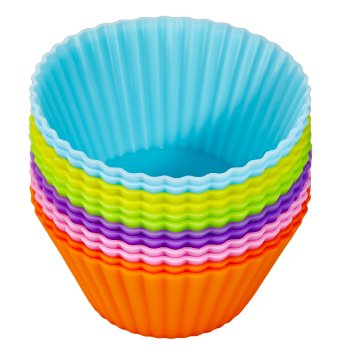 Large Silicone Baking Cups Cupcake Molds Pastry Stand Cupcake Liners Silicone Muffin Cups RECIPES