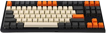 YMDK Carbon 61 87 104 Blank Keyset Thick PBT OEM Profile Keycaps for MX Mechanical Keyboard (Only Keycap)