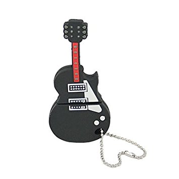 HDE® Black Guitar 4GB Flash Drive with Keychain