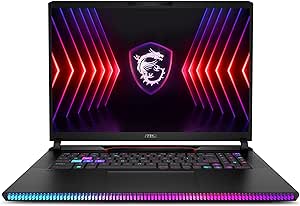 MSI Raider 17" 16:10 QHD  240Hz Gaming Laptop - (Intel Core i9-14900HX, NVIDIA GeForce RTX 4080, 32GB RAM, 4TB SSD, Windows 11 Pro) - Core Black