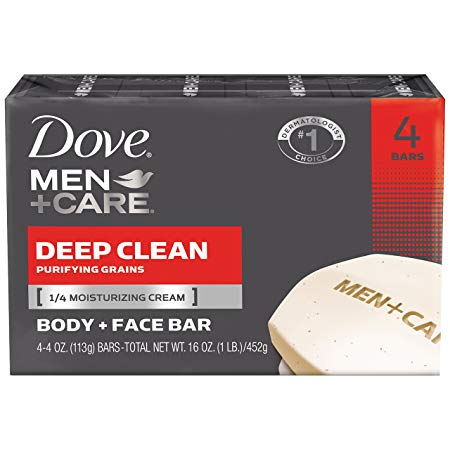 Dove Men Deep Clean Bar Soap - 4 pk.