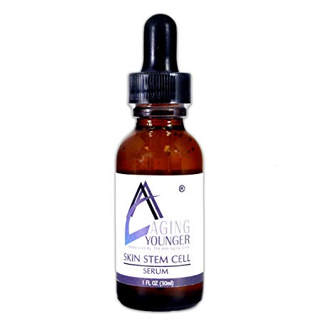 Aging Younger Skin Stem Cell Serum Anti-aging, Anti-wrinkle and Skin Rejuvenation Treatment for Face and Neck
