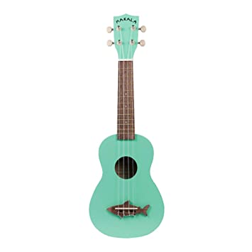 Kala MK-SS Makala Soprano Ukulele with Vintage Satin Finish, Surf Green