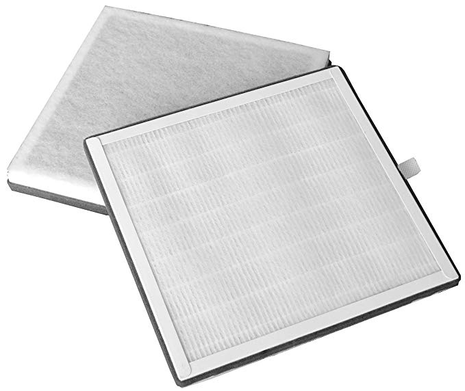 Compatible 3-in-1 True HEPA Filter Replacement for PureZone Air Purifier Models – Pack of 2
