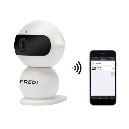 FREDI® Mini Robot P2P 960P HD Wireless IP Camera with WiFi Hotspot Car DVR Driving Recorder Real-time remote via iPhone iPad Android Phone IR Night Vision Pan/Tilt