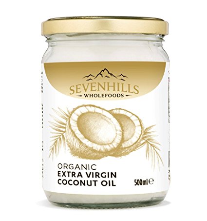 Sevenhills Wholefoods Organic Extra Virgin Raw Coconut Oil (cold-pressed) 500ml