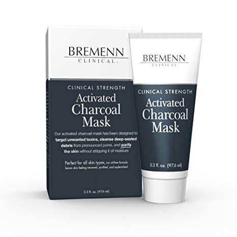Activated Charcoal Mask - A Potent Cleansing, Detoxifying, and Clarifying Facial Mask, 3.3 oz.