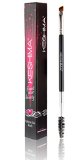 Duo Eyebrow Brush by Keshima 9733 Premium Quality Angled Eye Brow Brush and Spoolie Brush 9733 100 Satisfaction Guaranteed