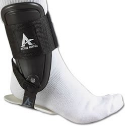 Active Ankle T2 Rigid Ankle Brace For Injured Ankle Protection and Sprain Support, Cheerleading, Football, & Volleyball Ankle Braces, Volleyball Gifts, Wear Over Socks in Any Sport, White