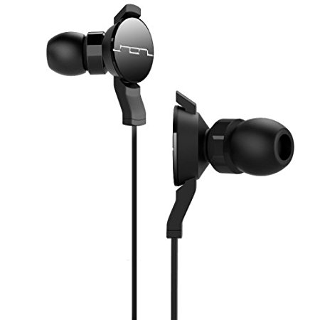 SOL REPUBLIC 1102-61 AMPS In-Ear Headphones with 1-Button Remote and Microphone - Black