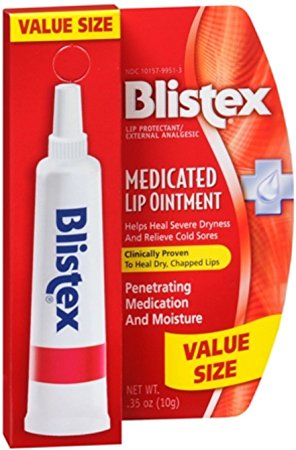 Blistex Lip Ointment Medicated 0.35 oz (Pack of 3)