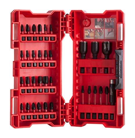 Milwaukee 4932430905 Shockwave Impact Bits and Nut Drivers Set (33 Piece), Red