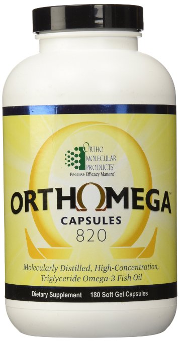 Ortho Molecular - Orthomega 820 - 180 Soft Gel Capsules