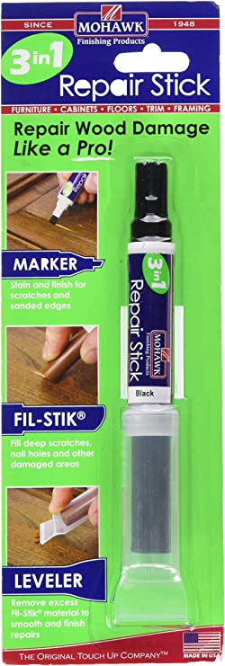 Mohawk Finishing Products 3-in-1 Wood Damage Repair Stick (Black)