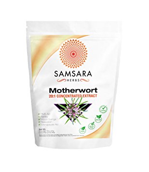 Motherwort Extract Powder (2oz) 20:1 Concentrated Extract Powder - Womens Health, PMS, Menopause, Hormonal Support