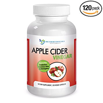Doctor Recommended Organic Apple Cider Vinegar Capsules – Detox and Cleansing Support – Promotes Gut Health – Includes Probiotics – Made with Coconut, Aloe, and Astragalus – Made in the USA