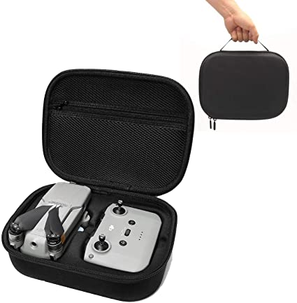 Storage Bag for DJI Mavic Air 2 Drone Remote Controller and Accessories,Waterproof and Shockproof-Black