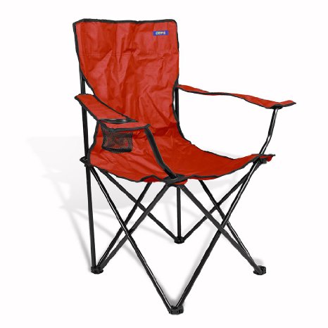 Extra Long High-Back Large Quad Chair ideal for Camping and Tailgating by JGR Copa