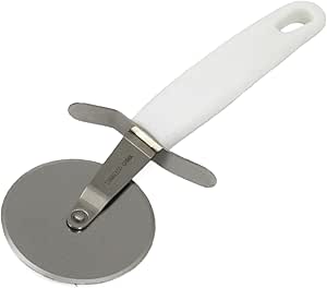 Chef Craft Select Stainless Steel Pizza Cutter, 8 inches in length 2.5 inch blade diameter, White